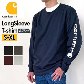 カーハート ロンT carhartt K231 通販 Tシャツ 長袖 Ｔシャツ カットソー ブランド ロゴ メンズ 男女兼用 レディース 大きいサイズ オーバーサイズ おしゃれ シンプル カジュアル ワークウェア アメカジ ストリート LOOS