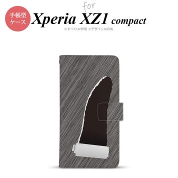 【手帳型 スマホ カバー ケース】【SO02K】【エクスペリア XZ1】手帳型 ケース SO-02K スマホ カバー Xperia XZ1 Compact エクスペリア 破れデザイン 黒 nk-004s-so02k-dr289【メール便送料無料】