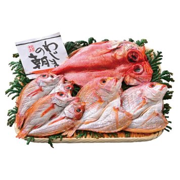 送料無料 お歳暮 わじまの朝 赤い魚セット（のどぐろ入り）  ※11月9日から12月24日 北海道・沖縄・離島は配達不可 全国送料無料御中元ギフト早割お中元2026御中元御見舞お見舞いお取り寄せグルメスイーツ