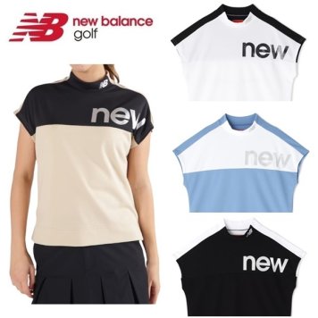 ニューバランス ゴルフ レディース フレンチスリーブ モックネック プルオーバー New Balance Golf 012-4166505 2024年春夏モデル お誕生日祝い お祝い 記念品 30代 40代 50代 60代 母の日 お母さん 還暦祝い 敬老の日 彼女 人気プレゼント プレゼント