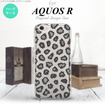 【SH03J】【スマホケース/スマホカバー】【アクオス R】SH03J スマホケース AQUOS R SH-03J カバー アクオス R 豹柄(B) グレー nk-sh03j-027【メール便送料無料】