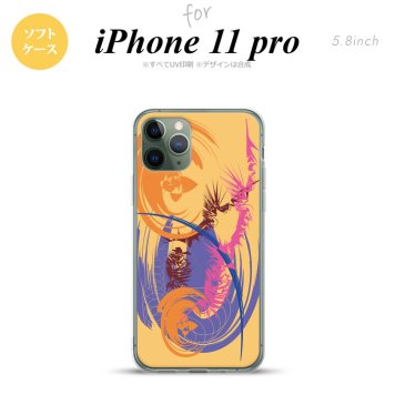 iPhone11Pro iPhone11 Pro スマホケース ソフトケース アート オレンジ メンズ レディース nk-i11p-tp1261