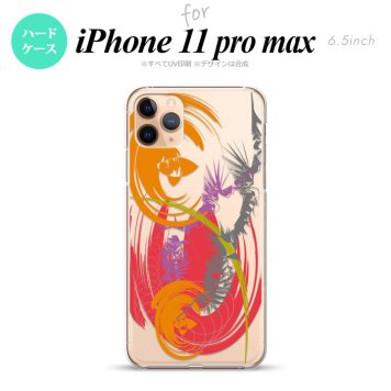 iPhone11ProMax iPhone11pro max スマホケース ハードケース アート クリア 赤 メンズ レディース nk-i11pm-1269