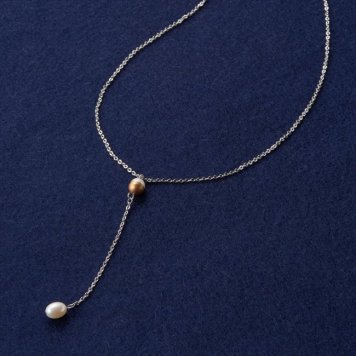 cocoro 朱漆秀衡塗 淡水ネックレス　 TH163-makie-08  内祝 内祝い お祝 御祝 記念品 出産内祝い プレゼント 快気祝い 粗供養 引出物