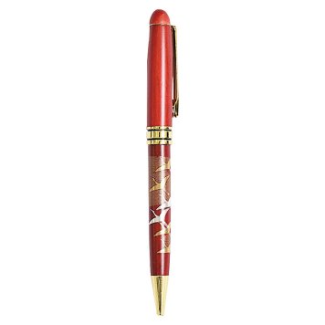 木製 漆芸ボールペン 千羽鶴  ／ボールペン 筆記具 文房具・事務用品 日用品・ヘルスケア お中元 御中元 ギフト 暑中 残暑 お盆 初盆 新盆 お供 御供 ギフト 2026 送料無料 ギフト プレゼント プチギフト 内祝い 快気祝い 出産祝い 結婚祝い 引出物 新築祝い お返し