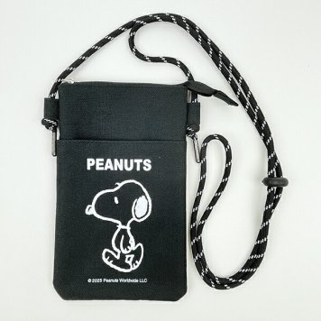 スヌーピー ファスナーサコッシュ 歩き バッグ SNOOPY