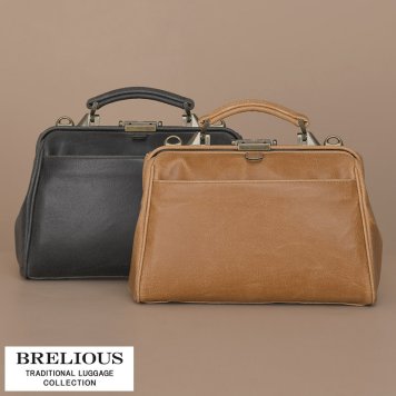 BRELIOUS 3wayミニダレスバッグ横型 白化合皮 小さめ日本製/B5/豊岡製/合成皮革/