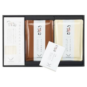 【送料無料・包装無料・のし無料】つるとんたん かけ･カレー･クリームのおうどん3人前 KH-02(B4)ギフト 敬老の日 入学祝い 卒業祝い 就職祝い 結婚祝い 誕生日 出産祝い 引越祝い 香典返し 新盆 初盆 御礼 お中元 内祝い 快気祝い ご挨拶 志 法事