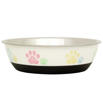 SPB デリボウル S ホワイト フードボウル 犬 食器 餌皿 ステンレス すべり止め 猫