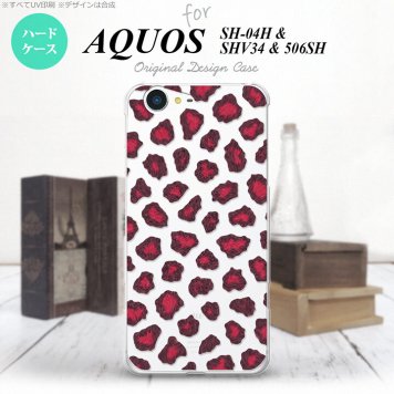 【SH04H】【スマホケース/スマホカバー】【アクオス ゼータ】SH04H スマホケース AQUOS ZETA SH04H カバー アクオス ゼータ 豹柄(B) ピンク nk-sh04h-028【メール便送料無料】