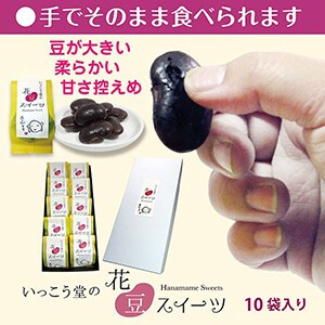 お年賀 お歳暮 2026 お菓子 スイーツ ギフト プレゼント 手土産 法人 柔らかい 個包装 のし対応 お取り寄せ 爆買 花豆スイーツ 10袋入り