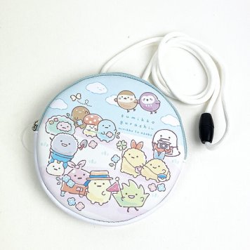 すみっコぐらし みにっコ ネックパース グリーン 小銭入れ キッズ すみっこ