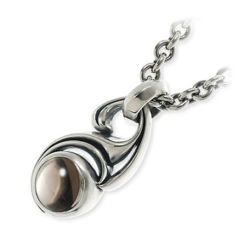 M's collection エムズコレクション  シルバー ネックレス クォーツ グレー 彼氏 メンズ