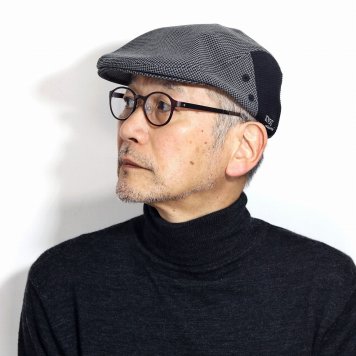 KNOX ハンチング 千鳥格子 サーモトロンラジポカ メンズ 帽子 アイビーキャップ 紳士 ノックス ハンチング帽 千鳥柄 日本製 手洗い可能 グレー ギフト ラッピング プレゼント 男性 ブランド 敬老の日