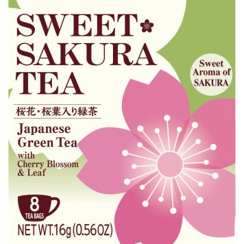 ティーブティック スイートサクラティー 緑茶 8袋 [26-0557-120] 52151 日本茶 フレーバーティー 桜花 桜葉 国産茶葉 個包装 ティーバッグ プチギフト 贈り物 プレゼント 内祝い