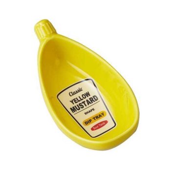 セトクラフト ディップトレイ マスタード 磁器製 おしゃれ 調味料入れ 食器 小皿 ミニプレート パーティー おもてなし キッチン雑貨 ギフト プレゼント 贈り物 P24-0893