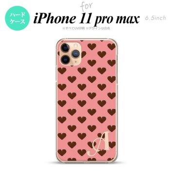 iPhone11ProMax iPhone11pro max スマホケース ハードケース ハート B ピンク +アルファベット メンズ レディース nk-i11pm-173i