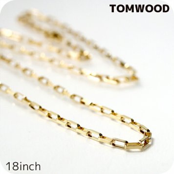 トムウッド ネックレス メンズ レディース ブランド TOMWOOD Billie Chain Gold 18inch 100060 ゴールド アクセサリー
