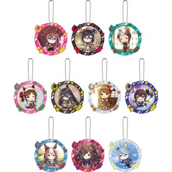 H賞 フルカラーラバーチャーム/全10種セット/一番くじ ウマ娘 プリティーダービー 11弾/新品 未開封