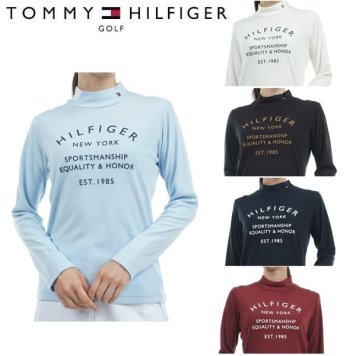 トミーヒルフィガー ゴルフ レディース ア−チロゴ LSモックシャツ TOMMY HILFIGER GOLF THLA486 秋冬モデル お誕生日祝い お祝い 記念品 30代 40代 50代 60代 母の日 お母さん 還暦祝い 敬老の日 彼女 人気プレゼント プレゼント