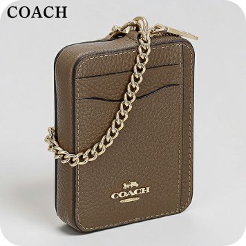 コーチ コインケース コンパクト レディース ブランド COACH Cambodia 6303 IMV2R カーキブラウン