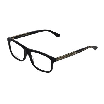 グッチ GUCCI メガネ フレーム 眼鏡 フレームのみ GG0384O-004 アイウェア オプティカルフレーム スクエア型 メンズ ブラック
