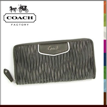 コーチ アウトレット COACH 財布 長財布 ラウンドファスナー アシュレイギャザード レディース