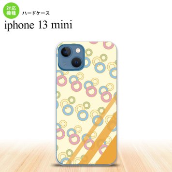 iPhone13mini iPhone13 mini ケース ハードケース 丸 黄  nk-i13m-1661