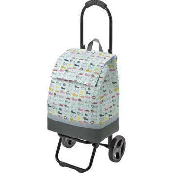 【送料無料・包装無料・のし無料】シャルミス ネコ柄ショッピングカート スカイブルー 15-5038-81(A3) ギフト 敬老の日 入学祝い 卒業祝い 就職祝い 結婚祝い 誕生日 出産祝い 引越祝い 香典返し 新盆 初盆 御礼 お中元 内祝い 快気祝い ご挨拶 志 法事