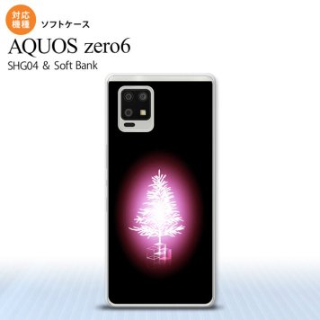 SHG04 SHG04 ZERO6 AQUOS zero6 スマホケース ソフトケース ツリー ピンク メンズ レディース nk-zero6-tp627