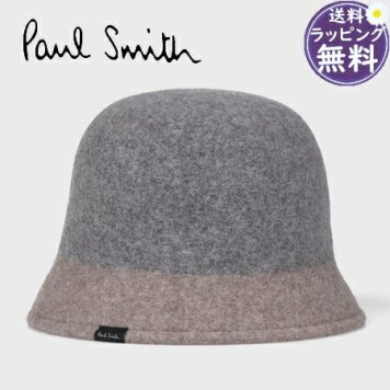 【送料無料】【ラッピング無料】ポールスミス Paul Smith 帽子 ウィメンズ ウール バケットハット ウール100％ 日本製 グレー ブランド 正規品 新品 ギフト プレゼント 人気 おすすめ 誕生日 記念日 クリスマス
