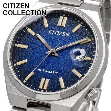 CITIZEN 腕時計 シチズン 時計 ウォッチ シチズン コレクション TSUYOSA Collection ツヨサ コレクション 自動巻き メカニカル ネイビー メンズ NJ0151-88L [並行輸入品]
