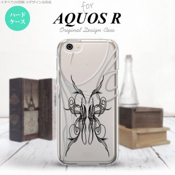 【SH03J】【スマホケース/スマホカバー】【アクオス R】SH03J スマホケース AQUOS R SH-03J カバー アクオス R ピンスト line×黒 nk-sh03j-1235【メール便送料無料】
