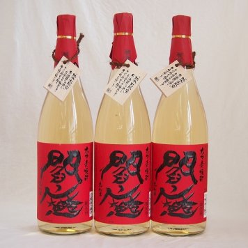 樽熟成麦焼酎 閻魔 老松酒造(大分県)1800ml×3本