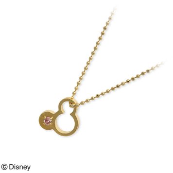 【送料無料】Disney ゴールド ネックレス 誕生石 20代 30代 彼女 レディース 女性 誕生日プレゼント 記念日 ギフトラッピング ディズニー Disneyzone 