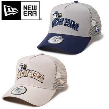 ニューエラ ゴルフ キャップ 9FORTY A-Frame トラッカー PEANUTS ピーナッツ アーチロゴ New Era Golf (14432172) (14432173) お誕生日祝い お祝い 記念品 お父さん 父の日 彼氏 男性 30代 40代 50代 60代  還暦祝い 敬老の日 人気プレゼント プレゼント