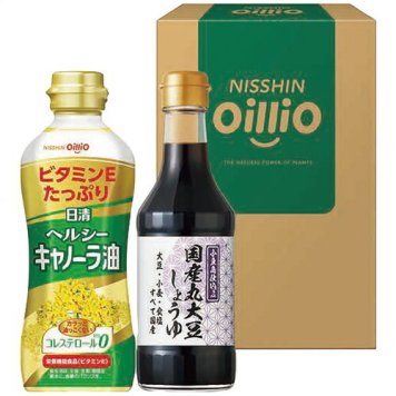 【送料無料・包装無料・のし無料】日清オイリオ 日清ヘルシーオイル&国産丸大豆醤油ギフト TOS-10A(B5) ギフト 敬老の日 入学祝い 卒業祝い 就職祝い 結婚祝い 誕生日 出産祝い 引越祝い 香典返し 新盆 初盆 御礼 お中元 内祝い 快気祝い ご挨拶 志 法事