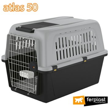 イタリアferplast社製 アトラス 50 atlas 50 大型犬用 キャリー ペットキャリー 犬 ゲージ 飛行機IATA航空輸送基準をクリア