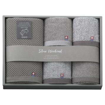 SLOW WEEKENDタオルセット ／タオル 日用品・ヘルスケア 敬老の日 プレゼント ギフト お祝い いつ 70代 80代 メッセージ おじい おばあ 祖父母 お彼岸 お供え 秋 2026 送料無料 ギフト プレゼント プチギフト 内祝い 快気祝い 出産祝い 結婚祝い 引出物 新築祝い お返し