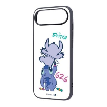 iPhone Air / ディズニー / maru 衝撃吸収 バンパー ハイブリッドケース / スティッチ_お絵描き ※送料無料(ポスト投函)