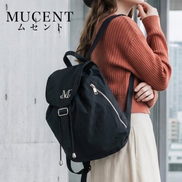 【ラッピング無料】MUCENT ムセント ミュート ミニ バックパック ブラック 軽量 リュック 韓国 ギフト レディース 