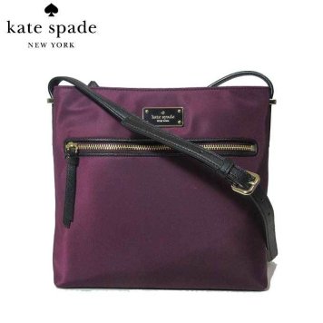 ケイト・スペード アウトレット kate spade ショルダーバッグ WKRU4713-513 ナイロン 斜め掛け dessi / wilson road / smoky pearl(513)：ワイン系