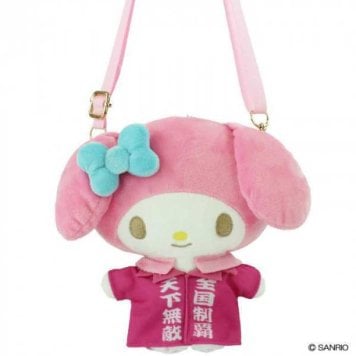 サンリオ マスコット ミニショルダー マイメロディ 学ラン ぬいぐるみ風 ポシェット キッズ レディース 子供用 大人可愛い 斜め掛け バッグ 小物入れ ポーチ 痛バッグ 推し活 グッズ ギフト プレゼント サンリオ正規ライセンス品