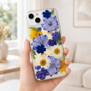 【ほぼ全機種対応スマホケース❁】押し花スマホケース NO.691（着日指定不可） 押し花＆レジン iPhone/Xperia/AQUOS/Galaxy他