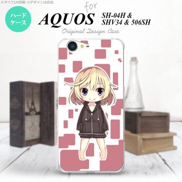 【SH04H】【スマホケース/スマホカバー】【アクオス ゼータ】SH04H スマホケース AQUOS ZETA SH04H カバー アクオス ゼータ キャラ2-A ピンク nk-sh04h-1335【メール便送料無料】