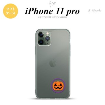 iPhone11Pro iPhone11 Pro スマホケース ソフトケース ハロウィン カボチャポイント クリア メンズ レディース nk-i11p-tp413