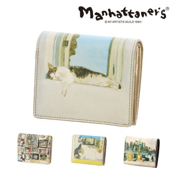 マンハッタナーズ 財布 小物 雑貨 二つ折り財布 2つ折り財布 折財布 manhattaner's トップパース ホックタイプ 0751522(0751512) レディース 誕生日プレゼント ギフト ラッピング無料 【正規代理店】
