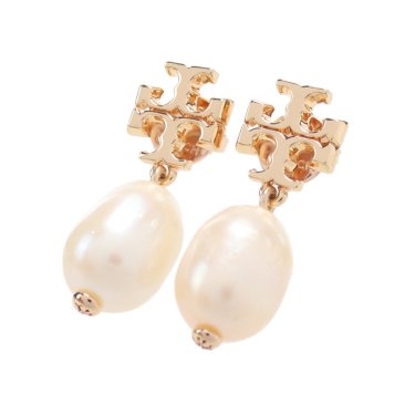 トリーバーチ ピアス TORY BURCH キラ パールドロップ 65156 650 ROSE GOLD ローズゴールド