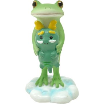 【ギフト対応無料】辰の子を抱っこするカエル ダイカイ Copeau(コポー) コポーシリーズ かえる カエル 置物 オブジェ ※送料無料(北海道・沖縄は除く)
