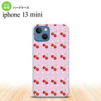 iPhone13mini iPhone13 mini ケース ハードケース さくらんぼ チェリー ピンク  nk-i13m-178